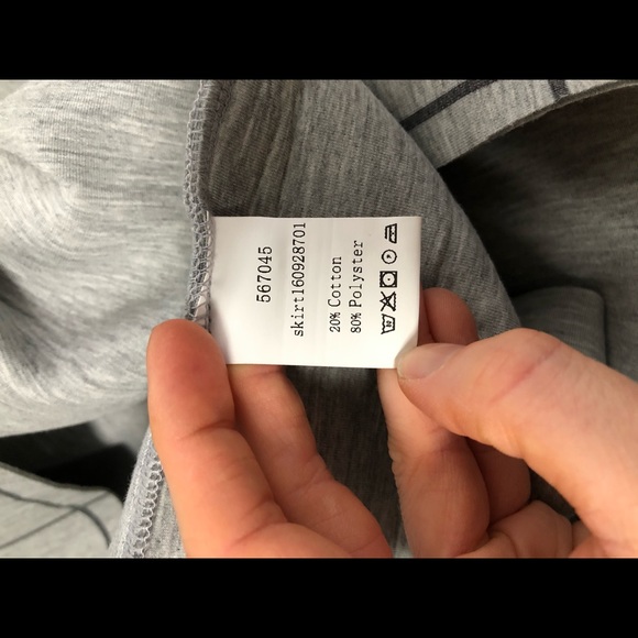 50’s comfy gray grid pattern a-line flare skirt - Picture 5 of 11